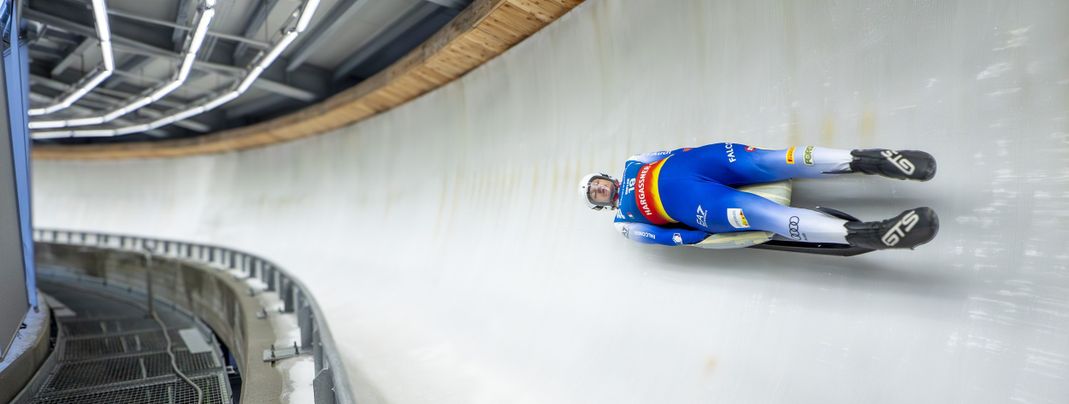 Komplett neu gebaut wurde der Eiskanal in Cortina für Rodeln, Skeleton und Bob.