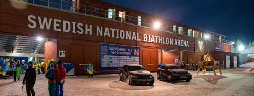 Östersund ist das Zentrum des schwedischen Biathlonsports.
