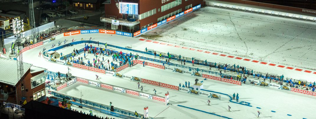 Das Biathlon-Weltcupfinale findet in diesem Jahr in Östersund in Schweden statt.