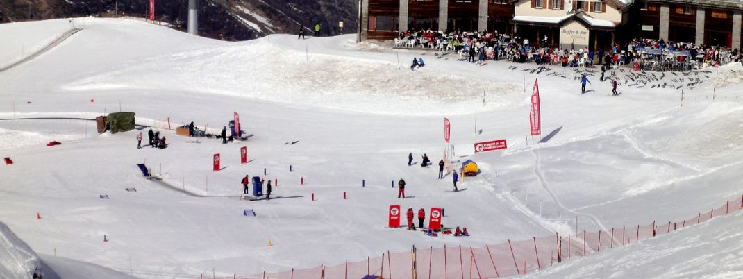 Childrens' park at the top station of Riffelberg