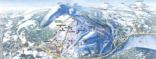 Information about the ski resort Pyhä