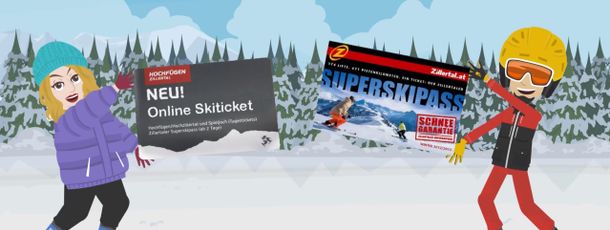 Mit dem Online-Ticket geht´s noch schneller auf die Piste
