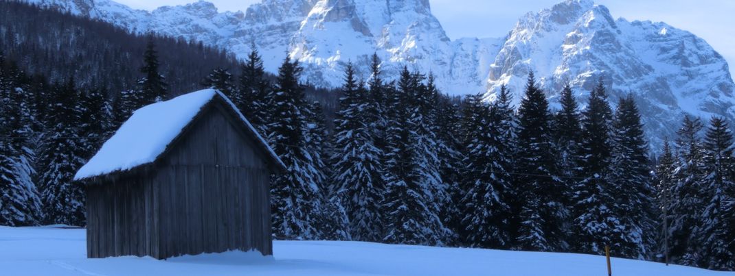 Das Skigebiet erstreckt sich über den Kreuzbergpass bis nach Venetien