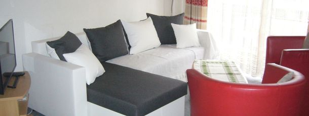 Ein Teil des Wohnzimmers.