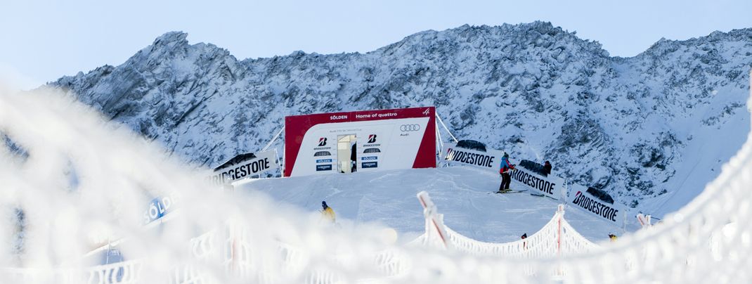 Das Starthaus in Sölden liegt auf über 3000 Metern.