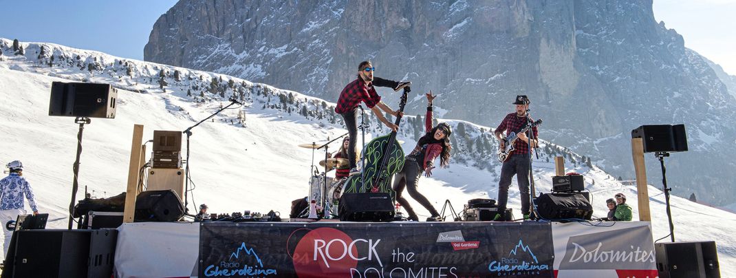 Das Rock the Dolomites Festival ist nur eins von vielen Event-Highlights zum Saisonfinale in Gröden.