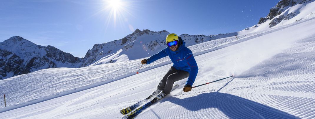 Breite Pisten für Genuss-Carver - davon gibt es im Tannheimer Tal jede Menge