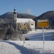 Das Wahrzeichen von Ruhpolding: die Pfarrkirche St. Georg.