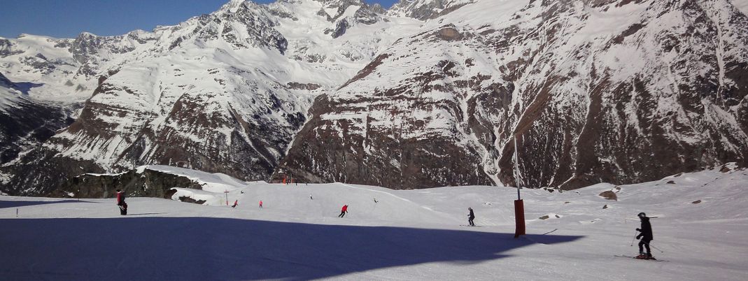 No one is rushed on the Slow Slopes at the Sunnegga area