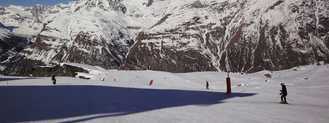 On the Slow Slope in Zermatt everybody has to watch one's pace