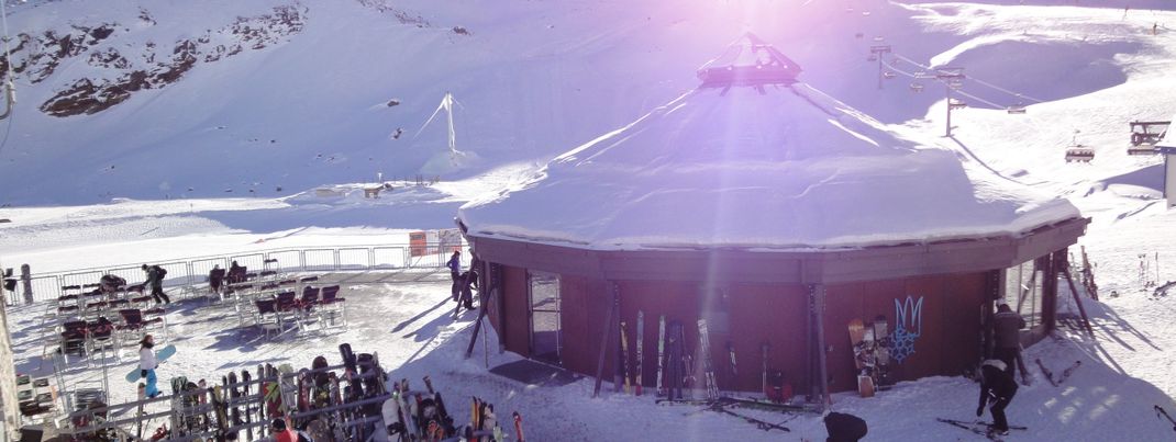 Das Schneekristall Pavillon am Gamsgarten
