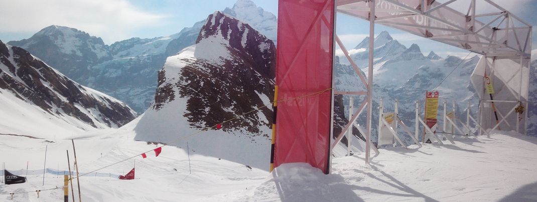 Macht durchaus Spaß: Der Skicross am Schilt Lift im First Gebiet