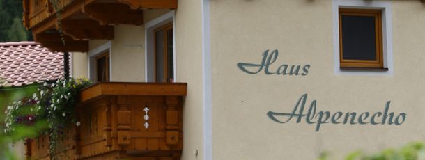 Detaillierte Infos zur Unterkunft Alpenecho