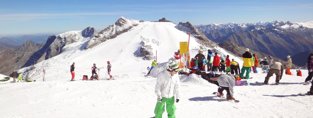 Das Skigebiet im Spätsommer: Selbst im September bietet der Hintertuxer Gletscher meist gute Pistenbedingungen!