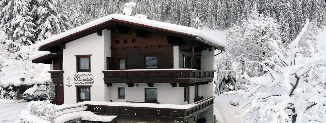 Haus Klammtal im Winter