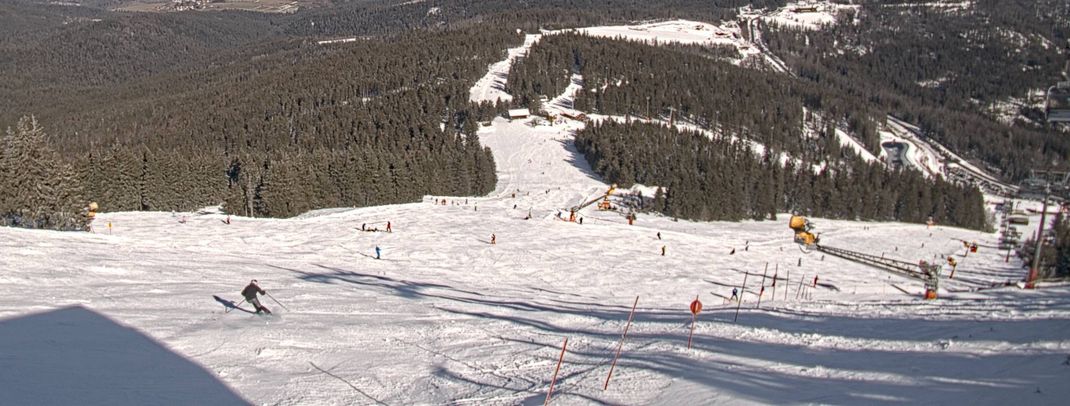 Am Arber im Bayerischen Wald ist man mit der Wintersaison sehr zufrieden.
