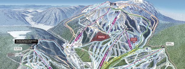 Pistenplan Sun Peaks Resort