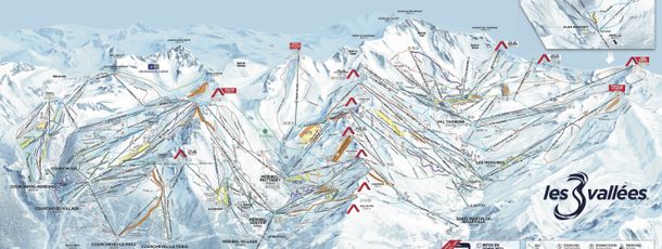Information about the ski resort Les 3 Vallees