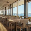 The modern summit restaurant invites you to stay a while