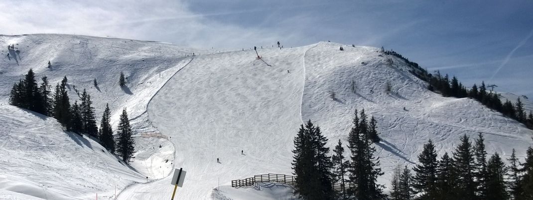 Blick auf die Brunn-Abfahrt