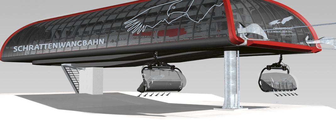 Mit der neuen Bahn wird die Kapazität am Schrattenwang deutlich erhöht.
