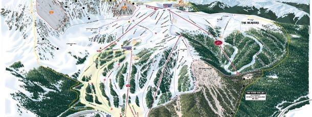 Pistenplan Arapahoe Basin