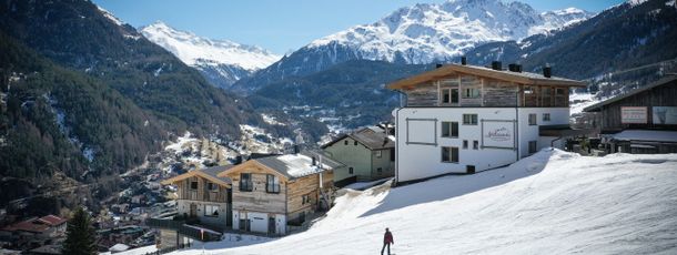 Aussicht an der Skipiste