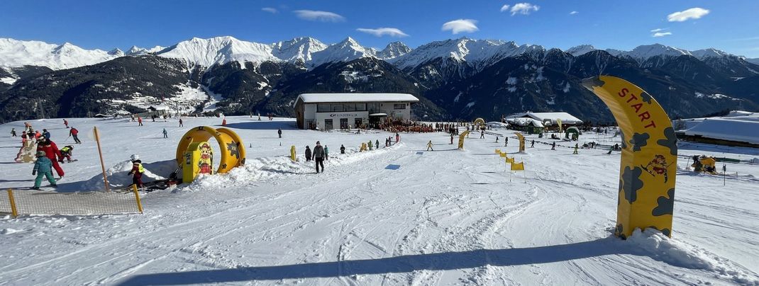 Bertas Kinderland ist ein tolles Kinderareal an der Bergstation des Poschilifts oberhalb von Fiss.