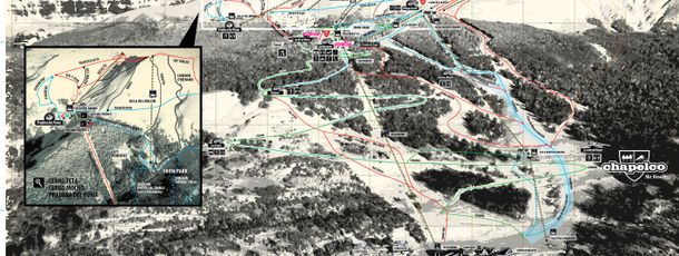 Trail Map Cerro Chapelco