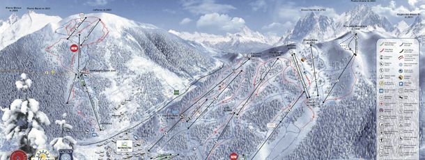 Pistenplan Bardonecchia