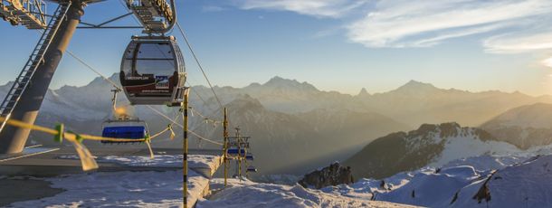 Die Gletscherbahn Moosfluh