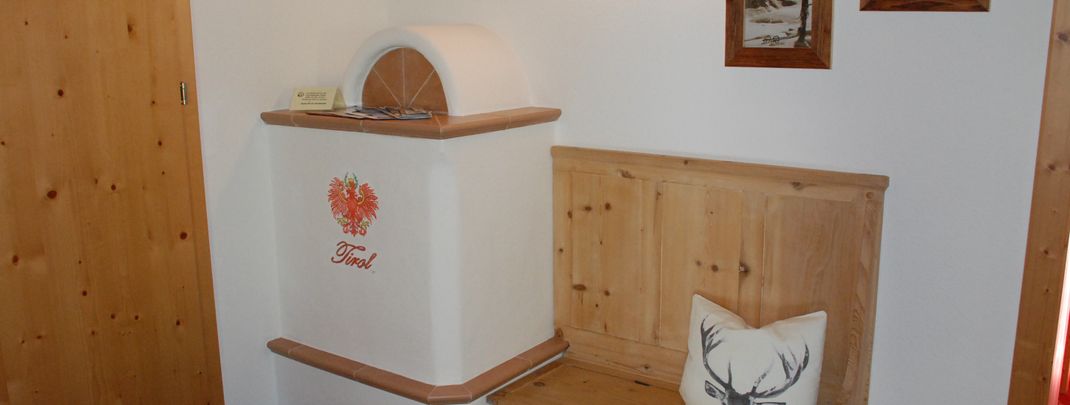 Kachelofen in allen Appartement