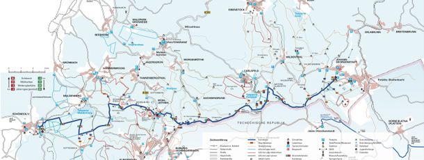 Loipenplan Klingenthal - Mühlleiten