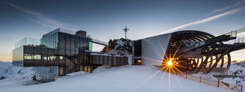 Das Ice Q am Gaislachkogl auf 3.058m.