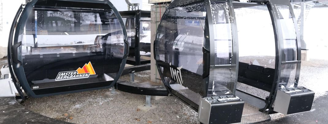 Die neuen Gondeln bieten Platz für 10 Personen.