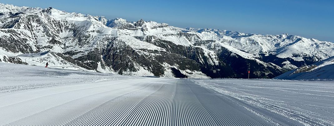 Die breiten Abfahrten sind ein Traum für Carver.