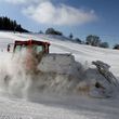 Pistenbully am Skilift Felderhalde in Isny im Allgäu