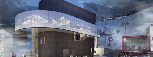 Die neue Talstation der Giggijochbahn