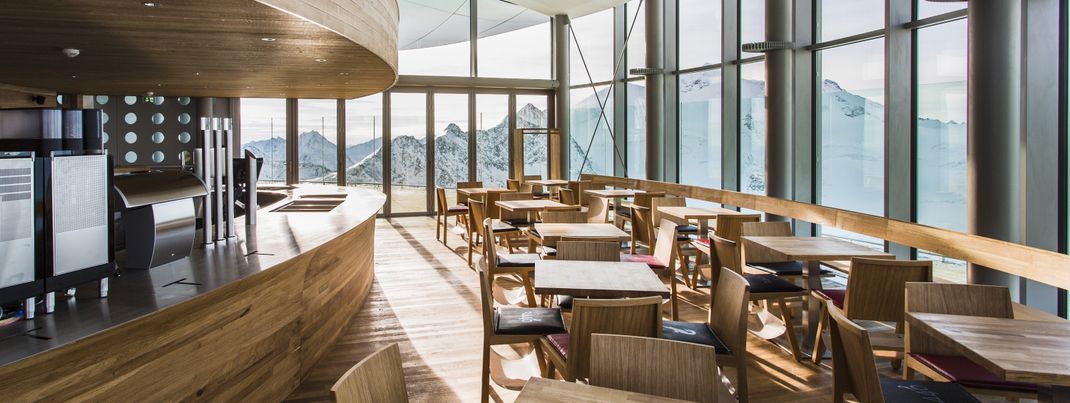 Der höchste Genuss am Pitztaler Gletscher: Café 3.440