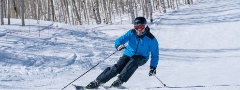 Jochen Schweizer beim Skifahren am Park City Mountain