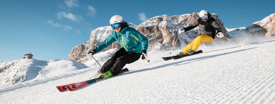 Die Pisten in Alta Badia sind bestens präpariert.