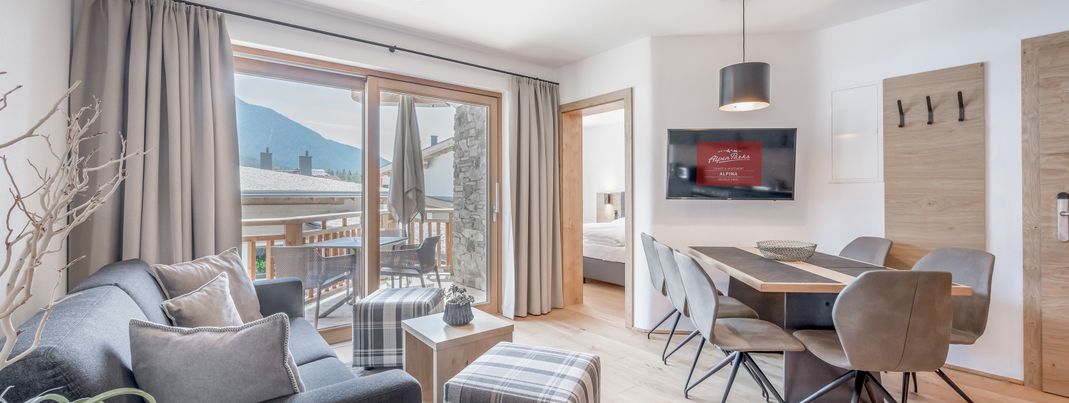 Neu seit Sommer 2020: AlpenParks Chalet & Apartment Alpina Seefeld