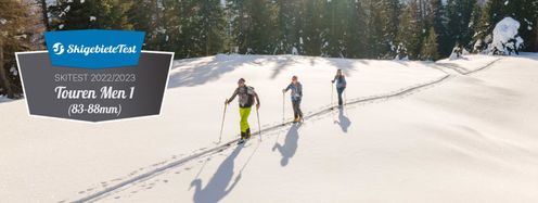 These are the winners of the Skitest category Touring - Men 83 to 88 mm.