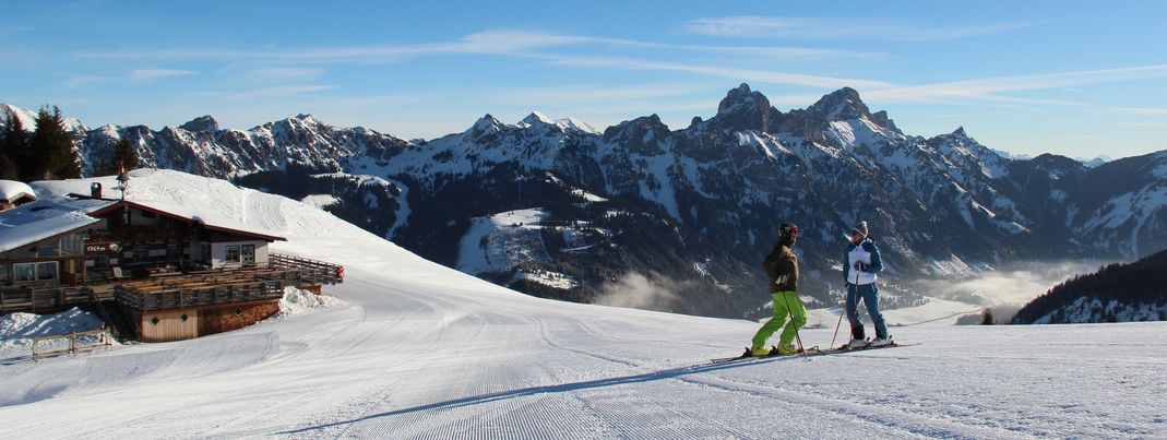 Genuss-Skifahrer sind am Neunerköpfle bestens aufgehoben.