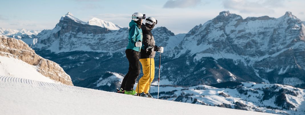 Die Skisaison in Alta Badia geht von Dezember bis April.