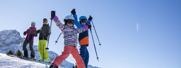 Familien kommen in der Schiregion Hochoetz voll auf ihre Kosten.