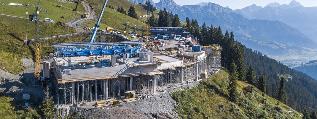 Die neue Talstation der Asitzkogelbahn wird unter anderem mit Gruppenräumen und Schließfächern ausgestattet.