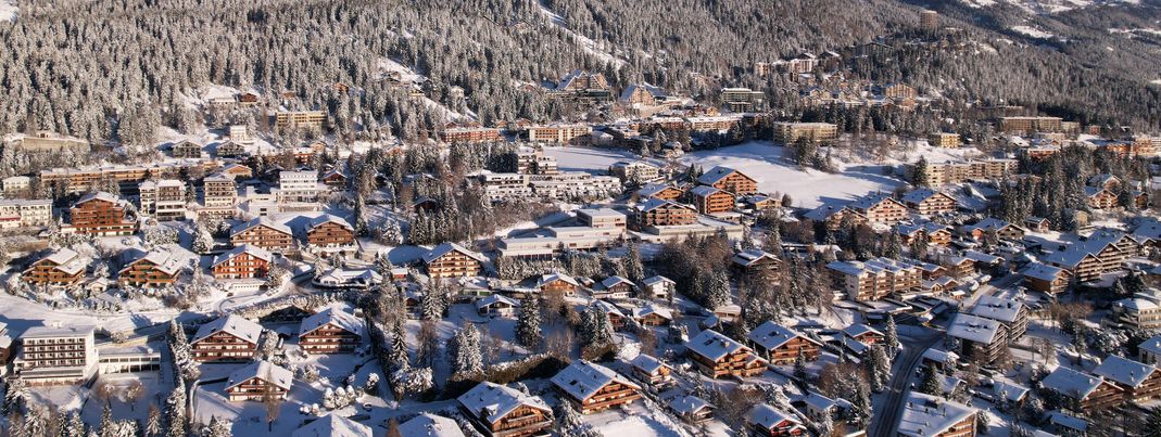 Der Schweizer Skiort liegt auf 1500 Höhenmetern.