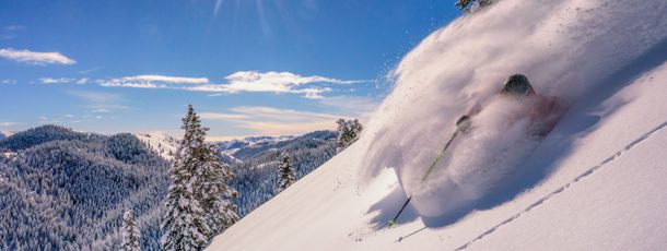 Freerider können sich in den Bowls austoben am Bald Mountain.