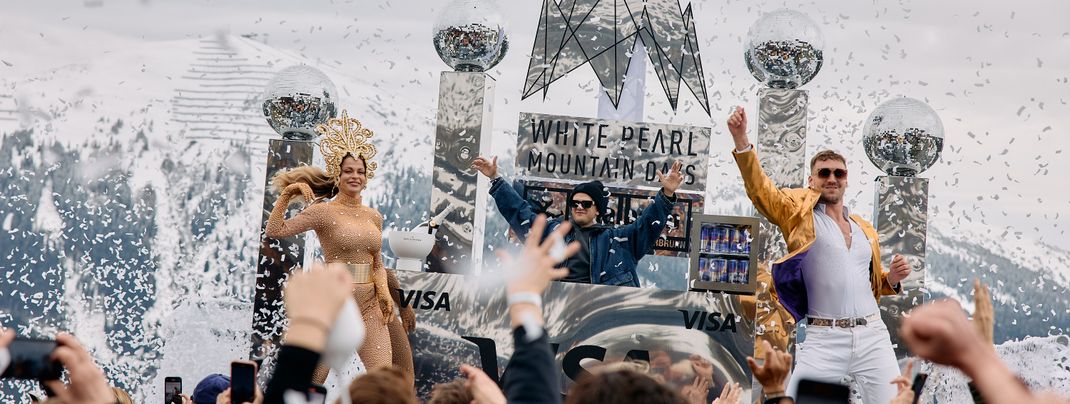 For ten days, the White Pearl Mountain Days bring together international sounds, prime spring skiing, and an active lifestyle.